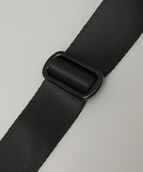 SHIPS / シップス メッセンジャーバッグ・ウエストポーチ | SHIPS: シュリンクレザー × ファブリック コンビ ウエスト バッグ (ボディバッグ) | 詳細12