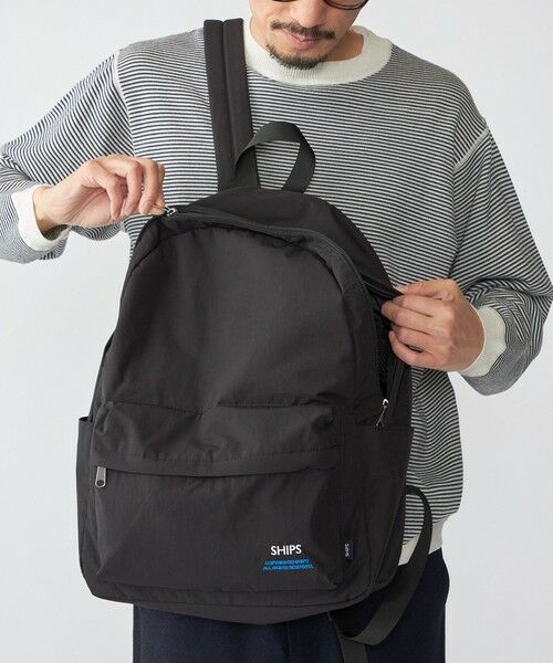 SHIPS / シップス リュック・バックパック | 【WEB限定】SHIPS: COPYRIGHT ロゴ 60/40クロス バックパック | 詳細2