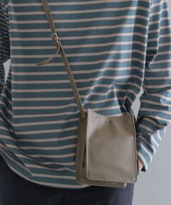 SHIPS / シップス ショルダーバッグ | SHIPS: レザー スクエア ショルダーバッグ