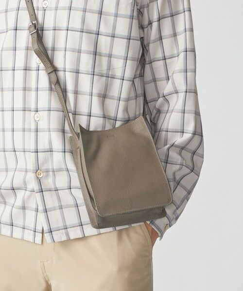 SHIPS / シップス ショルダーバッグ | SHIPS: レザー スクエア ショルダーバッグ | 詳細3