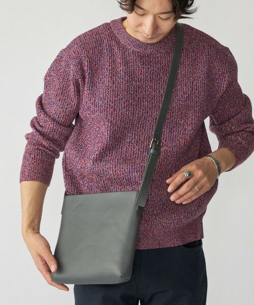 SHIPS / シップス ショルダーバッグ | SHIPS: スマート レザー ショルダーバッグ | 詳細1