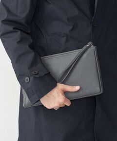 SHIPS / シップス クラッチ・パーティバッグ | SHIPS: スマート レザー クラッチバッグ