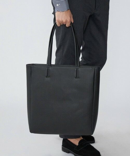 SHIPS / シップス トートバッグ | SHIPS: スマート レザー ヴァーティカル トートバッグ | 詳細1