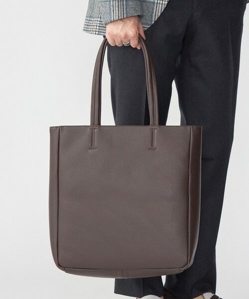 SHIPS / シップス トートバッグ | SHIPS: スマート レザー ヴァーティカル トートバッグ | 詳細3