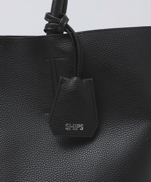 SHIPS / シップス トートバッグ | 【WEB限定】SHIPS: 合成皮革 ビズ トート バッグ (クラッチバッグ付き) | 詳細6