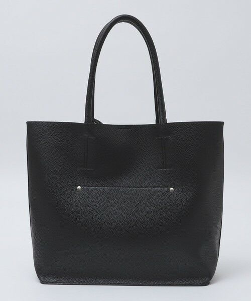 SHIPS / シップス トートバッグ | 【WEB限定】SHIPS: 合成皮革 ビズ トート バッグ (クラッチバッグ付き) | 詳細4