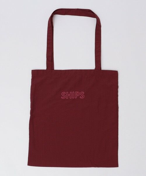 SHIPS / シップス リュック・バックパック | 【WEB限定】SHIPS: パッカブル ナイロン SHIPSロゴ エンブロイダリー トート バッグ | 詳細8