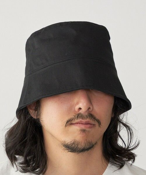 SHIPS / シップス ニットキャップ | 【WEB限定】SHIPS: マイクロ SHIPSロゴ エンブロイダリー オーバーフィット バケットハット | 詳細2