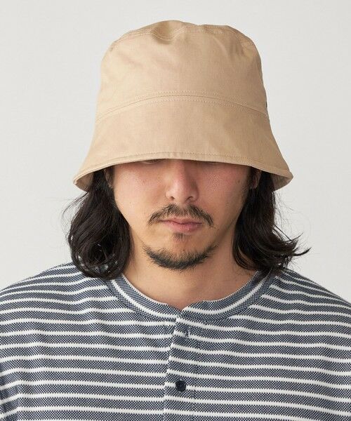 SHIPS / シップス ニットキャップ | 【WEB限定】SHIPS: マイクロ SHIPSロゴ エンブロイダリー オーバーフィット バケットハット | 詳細4