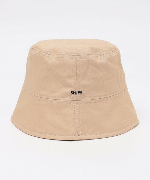SHIPS / シップス ニットキャップ | 【WEB限定】SHIPS: マイクロ SHIPSロゴ エンブロイダリー オーバーフィット バケットハット | 詳細7
