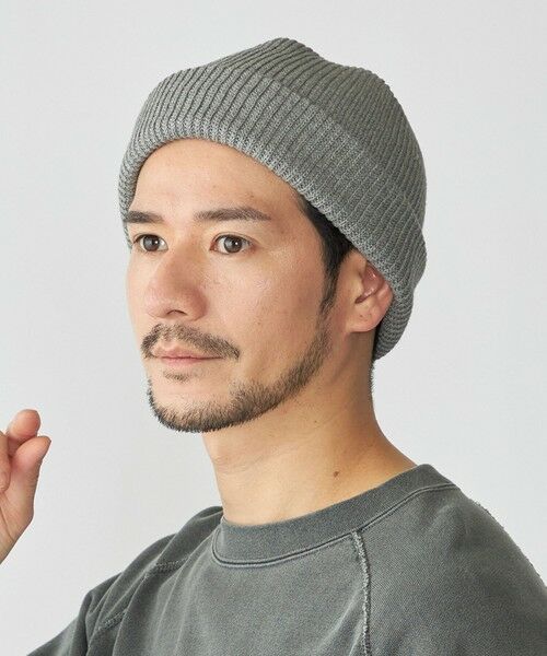 SHIPS / シップス ニットキャップ | 【WEB限定】SHIPS:〈抗菌/防臭〉2サイズ ワンポイント ロゴ ワッチ キャップ ビーニー | 詳細5