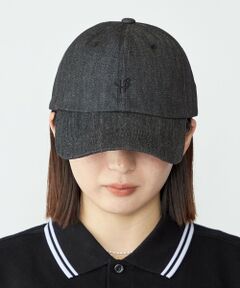 SHIPS / シップス ニットキャップ | 【WEB限定】SHIPS: ワンポイント ロゴ エンブロイダリー オーバーフィット デニム キャップ