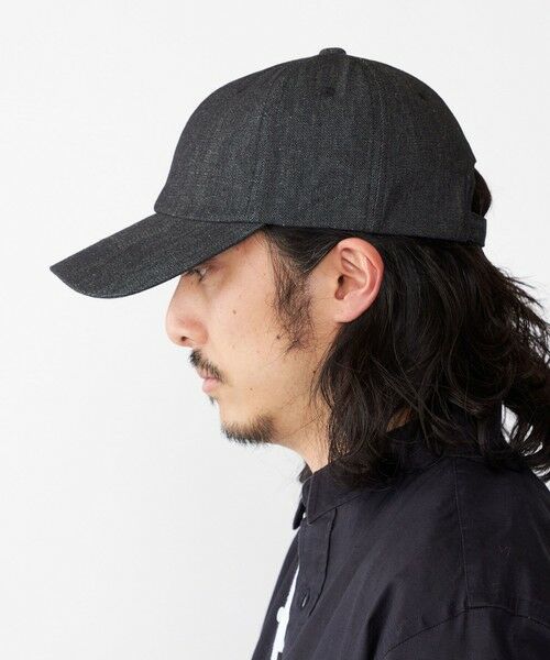 SHIPS / シップス キャップ | 【WEB限定】SHIPS: ワンポイント ロゴ エンブロイダリー オーバーフィット デニム キャップ | 詳細2