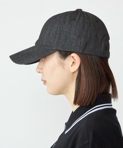 SHIPS / シップス キャップ | 【WEB限定】SHIPS: ワンポイント ロゴ エンブロイダリー オーバーフィット デニム キャップ | 詳細3