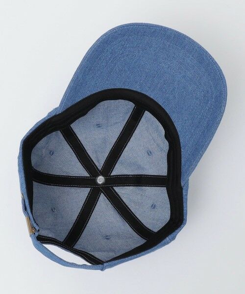 SHIPS / シップス キャップ | 【WEB限定】SHIPS: ワンポイント ロゴ エンブロイダリー オーバーフィット デニム キャップ | 詳細12
