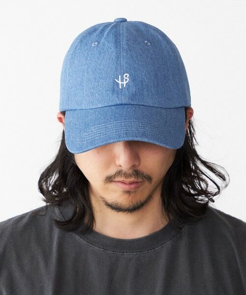 SHIPS / シップス キャップ | 【WEB限定】SHIPS: ワンポイント ロゴ エンブロイダリー オーバーフィット デニム キャップ | 詳細7