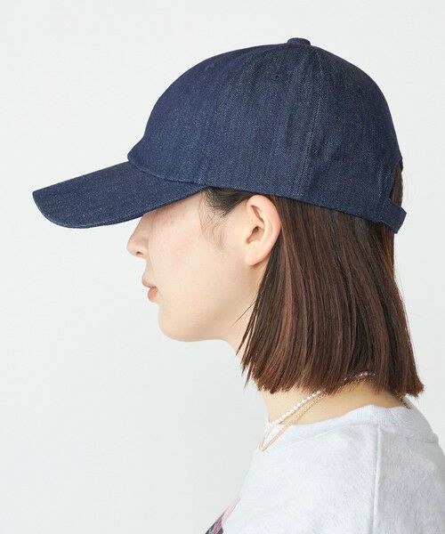 SHIPS / シップス キャップ | 【WEB限定】SHIPS: ワンポイント ロゴ エンブロイダリー オーバーフィット デニム キャップ | 詳細15