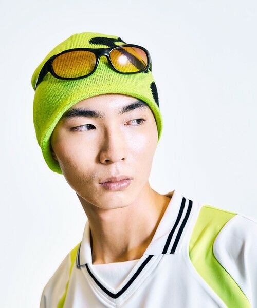 SHIPS / シップス ニットキャップ | City Ambient Products:〈手洗い可能〉ロゴ ビーニー ニット帽 | 詳細26