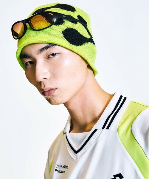 SHIPS / シップス ニットキャップ | City Ambient Products:〈手洗い可能〉ロゴ ビーニー ニット帽 | 詳細27
