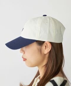 SHIPS / シップス ニットキャップ | 【WEB限定】SHIPS: ワンポイントロゴ エンブロイダリー バイカラー オーバーフィットキャップ