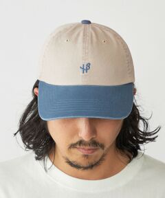 SHIPS / シップス ニットキャップ | 【WEB限定】SHIPS: ワンポイントロゴ エンブロイダリー バイカラー オーバーフィットキャップ