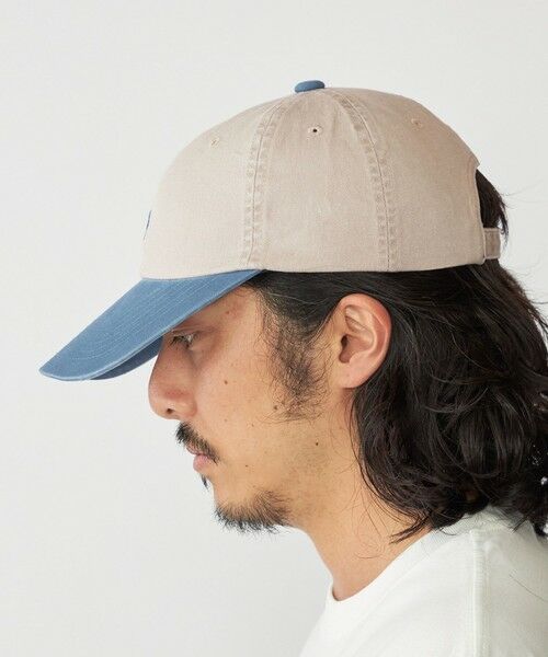 SHIPS / シップス ニットキャップ | 【WEB限定】SHIPS: ワンポイントロゴ エンブロイダリー バイカラー オーバーフィットキャップ | 詳細8