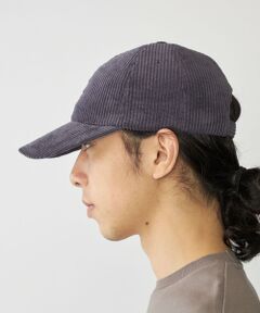 SHIPS / シップス ニットキャップ | 【WEB限定】SHIPS: ワンポイント ロゴ 刺繍 コーデュロイ オーバーフィット キャップ