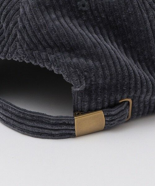 SHIPS / シップス ニットキャップ | 【WEB限定】SHIPS: ワンポイント ロゴ 刺繍 コーデュロイ オーバーフィット キャップ | 詳細5