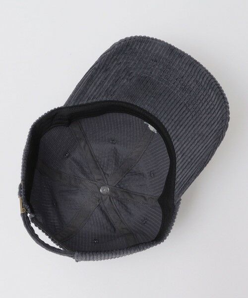SHIPS / シップス ニットキャップ | 【WEB限定】SHIPS: ワンポイント ロゴ 刺繍 コーデュロイ オーバーフィット キャップ | 詳細7