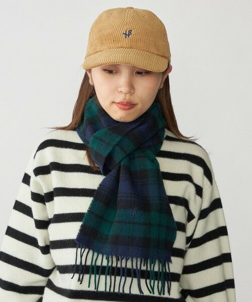 SHIPS / シップス ニットキャップ | 【WEB限定】SHIPS: ワンポイント ロゴ 刺繍 コーデュロイ オーバーフィット キャップ | 詳細12