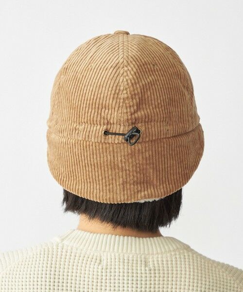 SHIPS / シップス キャップ | 【WEB限定】SHIPS: ワンポイント ロゴ 刺繍 コーデュロイ ボア オーバーフィット キャップ | 詳細7