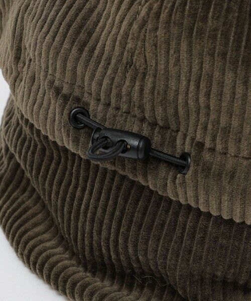 SHIPS / シップス キャップ | 【WEB限定】SHIPS: ワンポイント ロゴ 刺繍 コーデュロイ ボア オーバーフィット キャップ | 詳細17