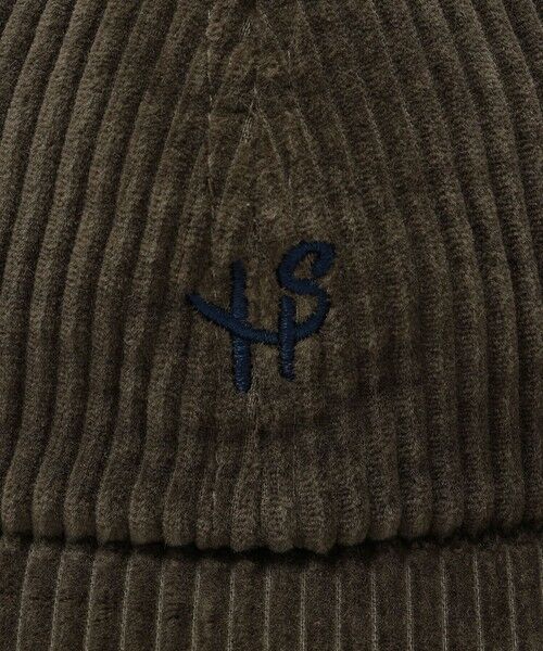 SHIPS / シップス キャップ | 【WEB限定】SHIPS: ワンポイント ロゴ 刺繍 コーデュロイ ボア オーバーフィット キャップ | 詳細18