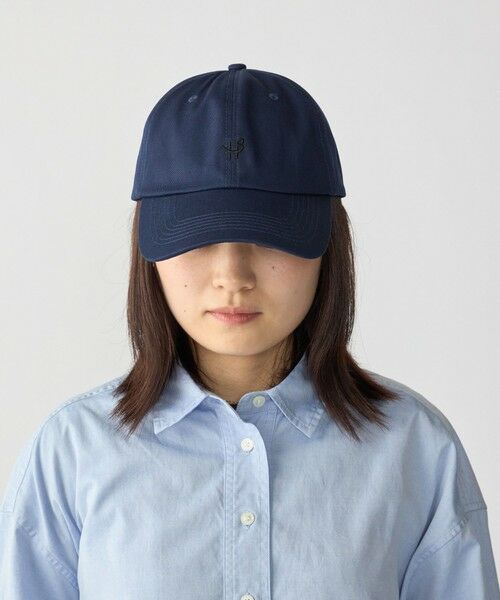 SHIPS / シップス キャップ | 【新色追加!! シリーズ累計2万個販売 】【WEB限定】SHIPS: ワンポイント ロゴ エンブロイダリー オーバーフィット キャップ(ダークブルー)