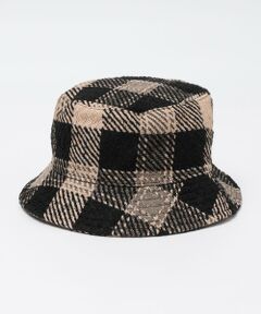 SHIPS / シップス ニットキャップ | GRILLO: ウール チェック バケット ハット