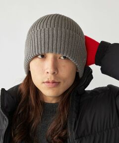 SHIPS / シップス ニットキャップ | 【WEB限定】SHIPS: オーバーフィット ワンポイント エンブロイダリー ワッチキャップ ニット帽