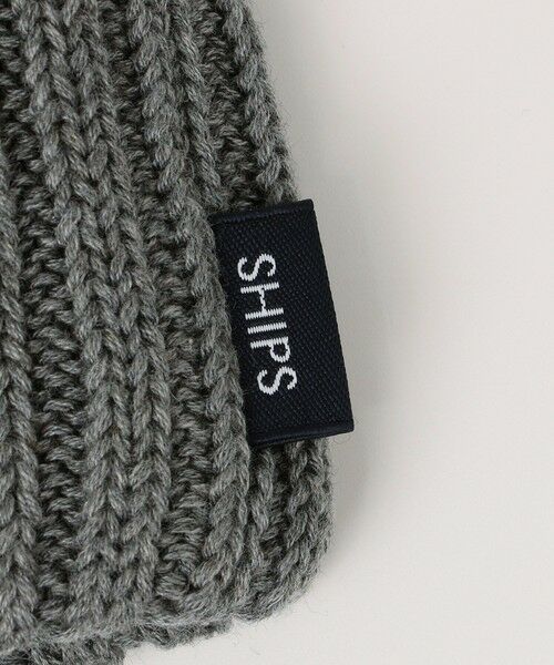 SHIPS / シップス ニットキャップ | 【WEB限定】SHIPS: オーバーフィット ワンポイント エンブロイダリー ワッチキャップ ニット帽 | 詳細7
