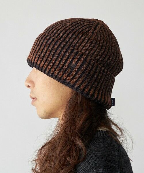 SHIPS / シップス ニットキャップ | 【WEB限定】SHIPS: ブリーチ オーバーフィット エンブロイダリー ワッチキャップ ニット帽 | 詳細1