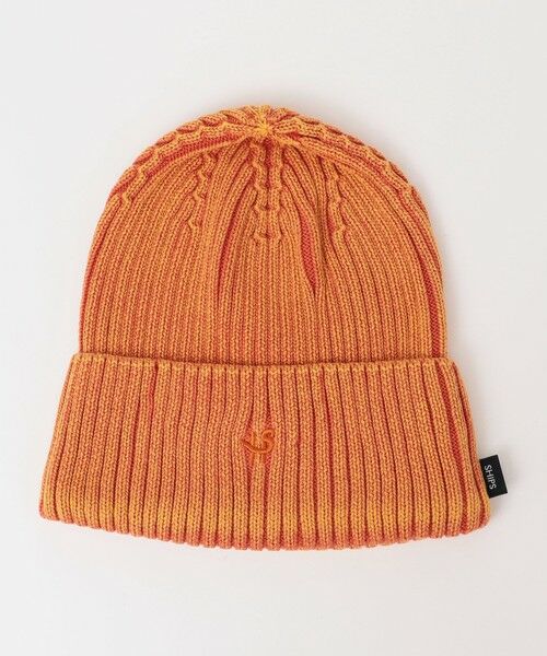 SHIPS / シップス ニットキャップ | 【WEB限定】SHIPS: ブリーチ オーバーフィット エンブロイダリー ワッチキャップ ニット帽 | 詳細5