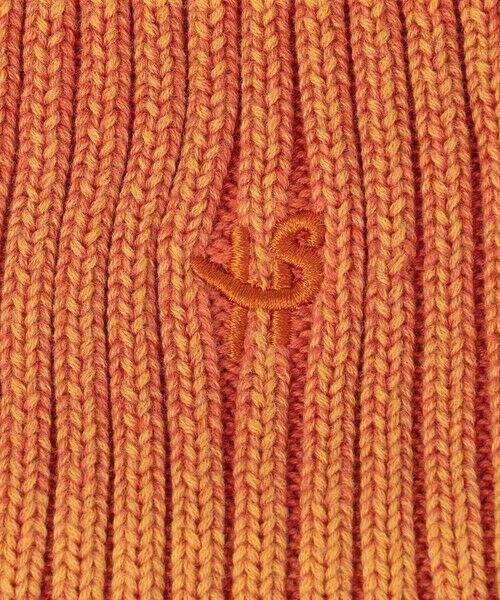 SHIPS / シップス ニットキャップ | 【WEB限定】SHIPS: ブリーチ オーバーフィット エンブロイダリー ワッチキャップ ニット帽 | 詳細8