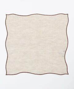 SHIPS / シップス ハンカチ | MUNGAI: ONDA パイピング リネン チーフ