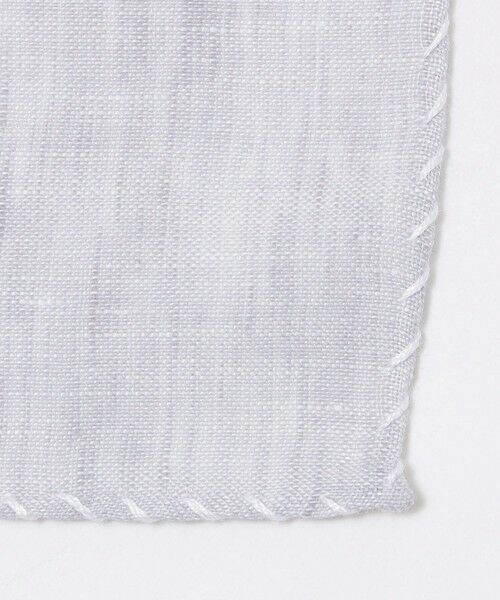 SHIPS / シップス ハンカチ | MUNGAI: エンブロイダリー リネン スクエア チーフ | 詳細1