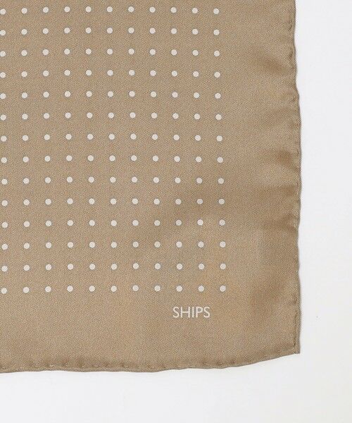 SHIPS / シップス ハンカチ | SHIPS: シルク チーフ ドット/コモン | 詳細1
