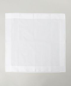 SHIPS / シップス ハンカチ | GRAZIINA:ホワイト 無地 ポケットチーフ