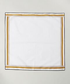 SHIPS / シップス ハンカチ | GRAZIINA:ホワイト グランド パイピング ポケットチーフ