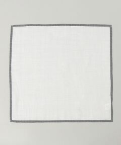 SHIPS / シップス ハンカチ | SHIPS:リネン パイピング ポケットチーフ