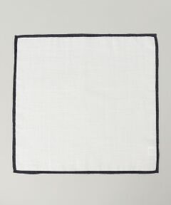 SHIPS / シップス ハンカチ | SHIPS:リネン パイピング ポケットチーフ