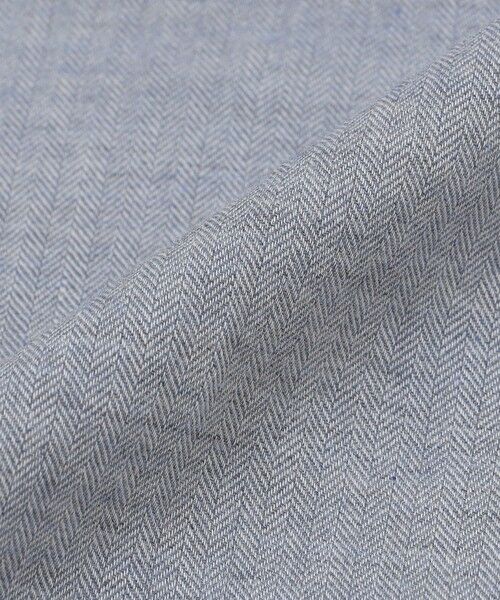 SHIPS / シップス ハンカチ | SHIPS: オーガニックコットン ヘリンボーン柄 ハンカチーフ | 詳細2