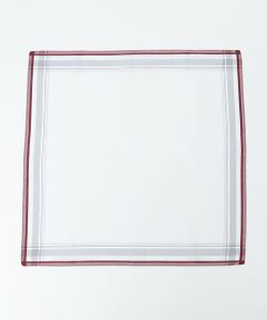 SHIPS / シップス ハンカチ | GRAZIINA: カラー パイピング ポケットチーフ