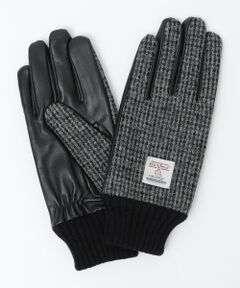 SHIPS / シップス 手袋 | SHIPS:〈タッチパネル対応〉HARRIS TWEED レザー コンビ グローブ